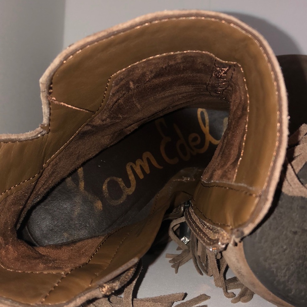 Sam Edelman Fringe Booties - Picture 7 of 7